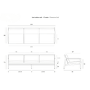 Jack 3 Seater Patio Sofa