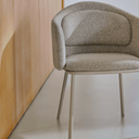 James Dining Chair | Dove Grey Chenille