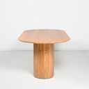 Jasper Oval Dining Table | Natural Teak