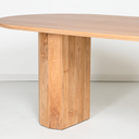 Jasper Oval Dining Table | Natural Teak