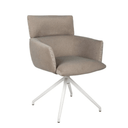 Kellan Swivel Office Chair | Americano / White