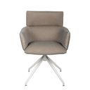 Kellan Swivel Office Chair | Americano / White