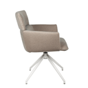 Kellan Swivel Office Chair | Americano / White