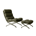 Kenny Armchair & Ottoman | Pine Green