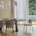 Kin Oval Dining Table | Matt Black
