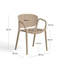 Komad Stackable Patio Chair | Beige