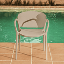 Komad Stackable Patio Chair | Beige