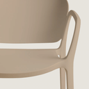 Komad Stackable Patio Chair | Beige