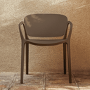 Komad Stackable Patio Chair | Dark Brown