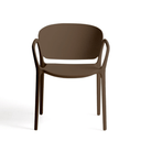 Komad Stackable Patio Chair | Dark Brown