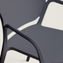 Komad Stackable Patio Chair | Dark Grey