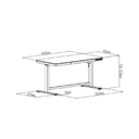 Kinetic Stand Up Desk PRO | White