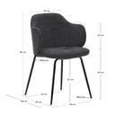 Kitsune Dining Chair | Charcoal