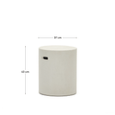 Kona Patio Side Table | White