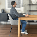 Kylie Timber Leg Dining Chair | Seafoam Green