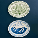 La Pittura Oval Serving Platter | Olive Grove