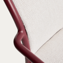 Linosa Stackable Patio Chair | Burgundy
