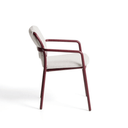 Linosa Stackable Patio Chair | Burgundy