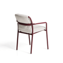 Linosa Stackable Patio Chair | Burgundy