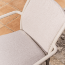 Linosa Stackable Patio Chair | Ecru