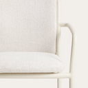 Linosa Stackable Patio Chair | Ecru