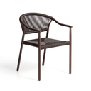 Livadia Stackable Patio Chair | Brown