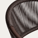 Livadia Stackable Patio Chair | Brown