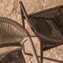 Livadia Stackable Patio Chair | Brown