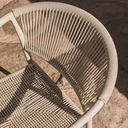 Livadia Stackable Patio Chair | Ecru