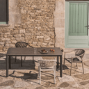 Livadia Stackable Patio Chair | Ecru