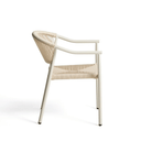Livadia Stackable Patio Chair | Ecru
