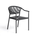 Livadia Stackable Patio Chair | Graphite