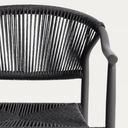 Livadia Stackable Patio Chair | Graphite