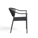 Livadia Stackable Patio Chair | Graphite