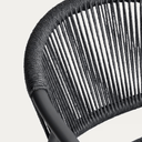 Livadia Stackable Patio Chair | Graphite