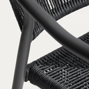 Livadia Stackable Patio Chair | Graphite