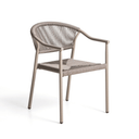 Livadia Stackable Patio Chair | Taupe