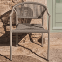 Livadia Stackable Patio Chair | Taupe