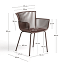 Louis Patio Chair | Brown