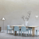 Luna Dining Table | Natural Ash Parquetry