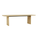 Luna Dining Table | Natural Ash Parquetry