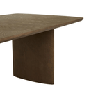 Luna Dining Table | Smoked Ash Parquetry