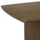 Luna Dining Table | Smoked Ash Parquetry