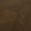 Luna Dining Table | Smoked Ash Parquetry