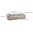 Lyon Modular Sofa | Moonstone