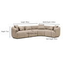 Lyon Modular Sofa Corner | Desert