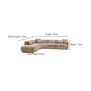 Lyon Modular Sofa Corner With Chaise | Desert