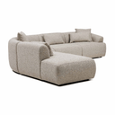 Lyon Modular Sofa Corner With Chaise | Moonstone