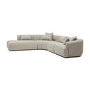 Lyon Modular Sofa Corner With Chaise | Moonstone