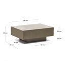 Levi Patio Coffee Table
